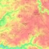 Топографическая карта Beaufou, высота, рельеф