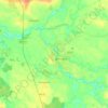 Топографическая карта Демидов, высота, рельеф