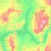 Топографическая карта Lake Mead, высота, рельеф