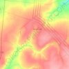 Топографическая карта сельское поселение Гражданский, высота, рельеф