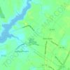 Топографическая карта Belle Haven, высота, рельеф