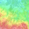 Топографическая карта Липня, высота, рельеф