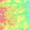 Топографическая карта Большой Ашап, высота, рельеф