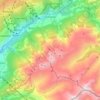 Топографическая карта Grengiols, высота, рельеф