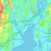 Топографическая карта New Haven, высота, рельеф