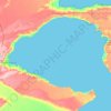 Топографическая карта Golfo Nuevo, высота, рельеф