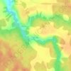 Топографическая карта Киселёво, высота, рельеф