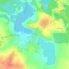 Топографическая карта Бабыничи, высота, рельеф