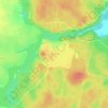 Топографическая карта Тригорье, высота, рельеф