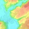 Топографическая карта Пречистая Гора, высота, рельеф