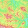 Топографическая карта Беловский сельсовет, высота, рельеф
