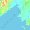 Топографическая карта Togiak, высота, рельеф