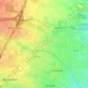 Топографическая карта Dublin 17, высота, рельеф