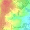 Топографическая карта Коткишево, высота, рельеф