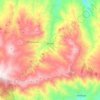 Топографическая карта Bacares, высота, рельеф