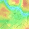 Топографическая карта Изварино, высота, рельеф