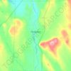 Топографическая карта Hodgdon, высота, рельеф