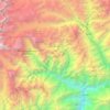 Топографическая карта Western Sikkim Subsection, высота, рельеф