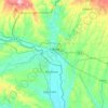 Топографическая карта Эдирне, высота, рельеф