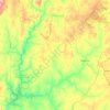 Топографическая карта Кваркенский район, высота, рельеф