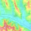 Топографическая карта Негрешти, высота, рельеф
