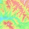 Топографическая карта Баянзүрх, высота, рельеф