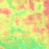 Топографическая карта Аньковское сельское поселение, высота, рельеф