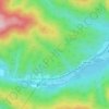 Топографическая карта Навагинское, высота, рельеф
