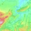 Топографическая карта Курское сельское поселение, высота, рельеф
