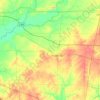 Топографическая карта Washington County, высота, рельеф