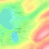 Топографическая карта Благовещенский район, высота, рельеф