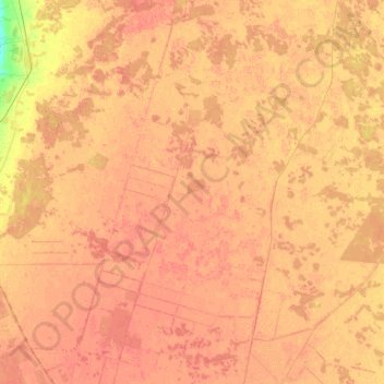 Топографическая карта Омское сельское поселение, высота, рельеф