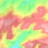 Топографическая карта Бурдинское сельское поселение, высота, рельеф