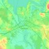 Топографическая карта Athlone, высота, рельеф