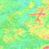 Топографическая карта Tournai-Mouscron, высота, рельеф