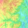 Топографическая карта Chapel Hill, высота, рельеф