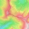 Топографическая карта Несамовите, высота, рельеф