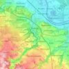 Топографическая карта Dohna, высота, рельеф