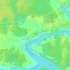 Топографическая карта Говорово, высота, рельеф