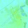 Топографическая карта Хутор, высота, рельеф