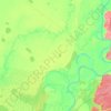 Топографическая карта Ушаровское сельское поселение, высота, рельеф