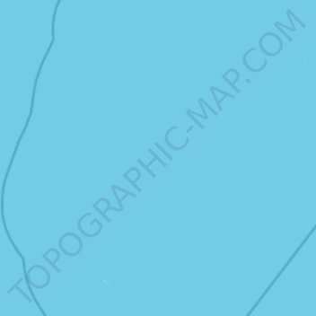 Топографическая карта Îles Chesterfield, высота, рельеф