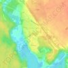 Топографическая карта Малые Лётцы, высота, рельеф