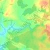 Топографическая карта Щепки, высота, рельеф