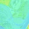 Топографическая карта Большое Окское, высота, рельеф