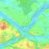 Топографическая карта Демми́н, высота, рельеф