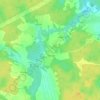 Топографическая карта Воробьи, высота, рельеф
