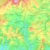 Топографическая карта Messancy, высота, рельеф