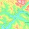 Топографическая карта 樊哙, высота, рельеф