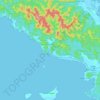Топографическая карта Teupah Barat, высота, рельеф